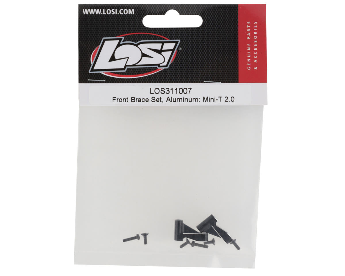 LOS311007; Losi Mini-T 2.0 Aluminum Front Brace Set