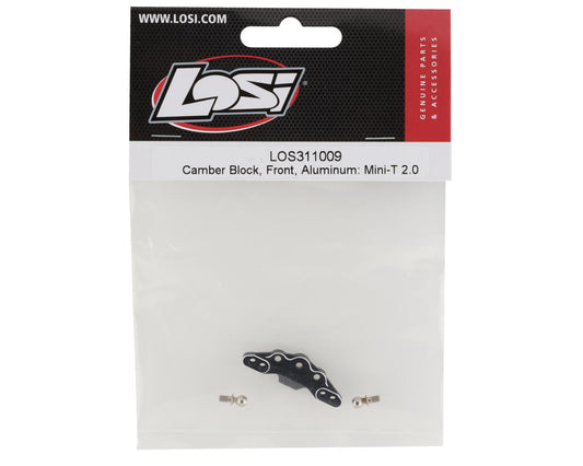 LOS311009; Losi Mini-T 2.0 Aluminum Front Camber Block