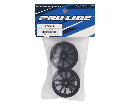 PRO277503; Pro-Line Pomona Drag Spec 2.2" Front Drag Racing Wheels (2) w/12mm Hex