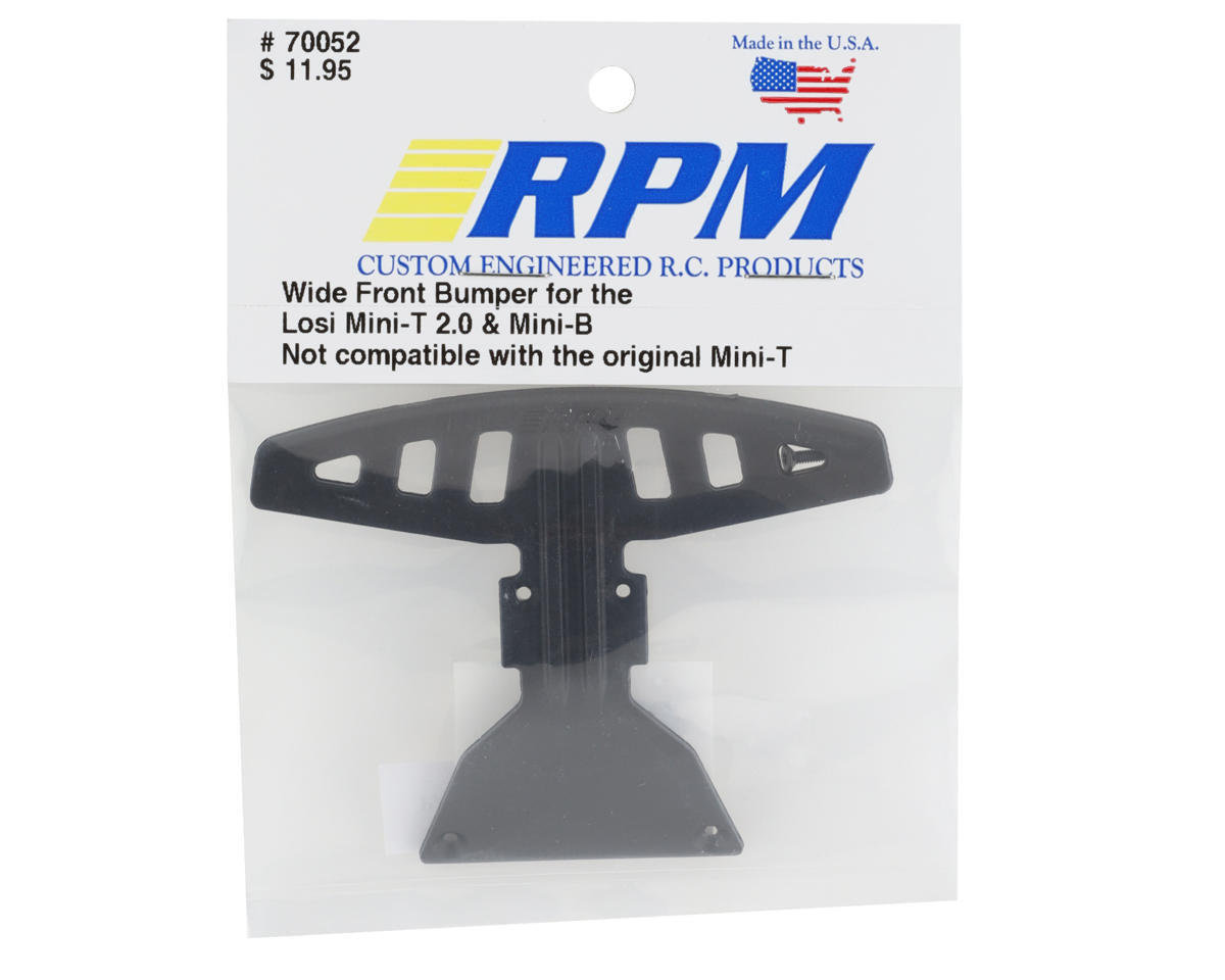 RPM70052; RPM Losi Mini-T 2.0/Mini-B Wide Front Bumper