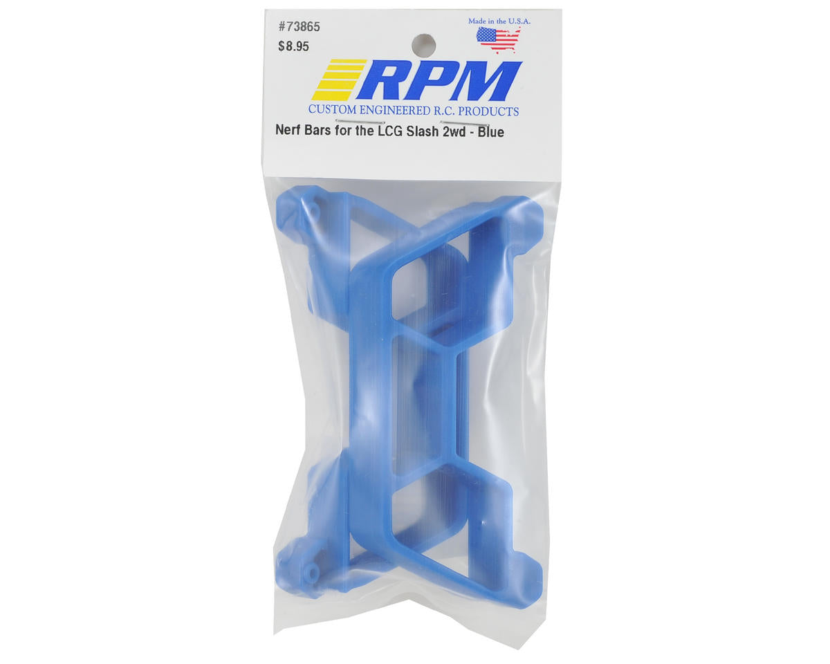 RPM73865; RPM Traxxas LCG Slash 2WD Nerf Bar Set (Blue)