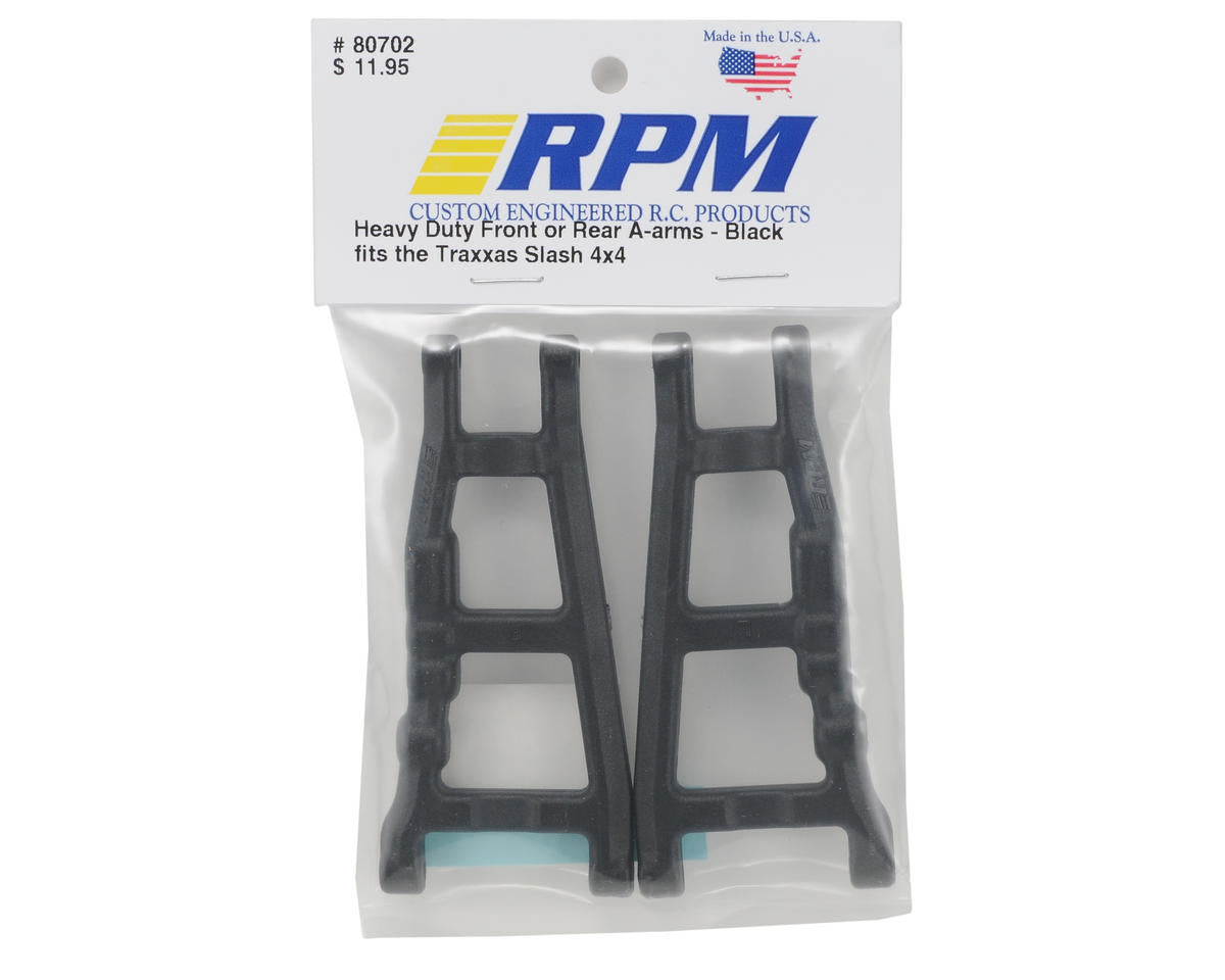 RPM80702; RPM Traxxas Slash 4x4 Front or Rear A-arms (Black)