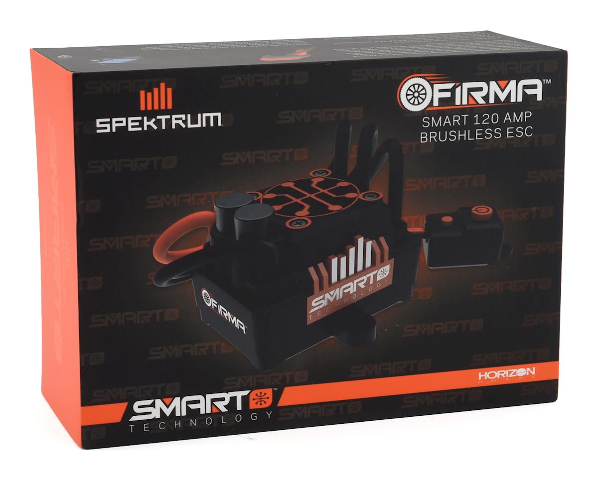 SPMXSE1120; Spektrum RC Firma 4S 120 Amp Brushless Smart ESC
