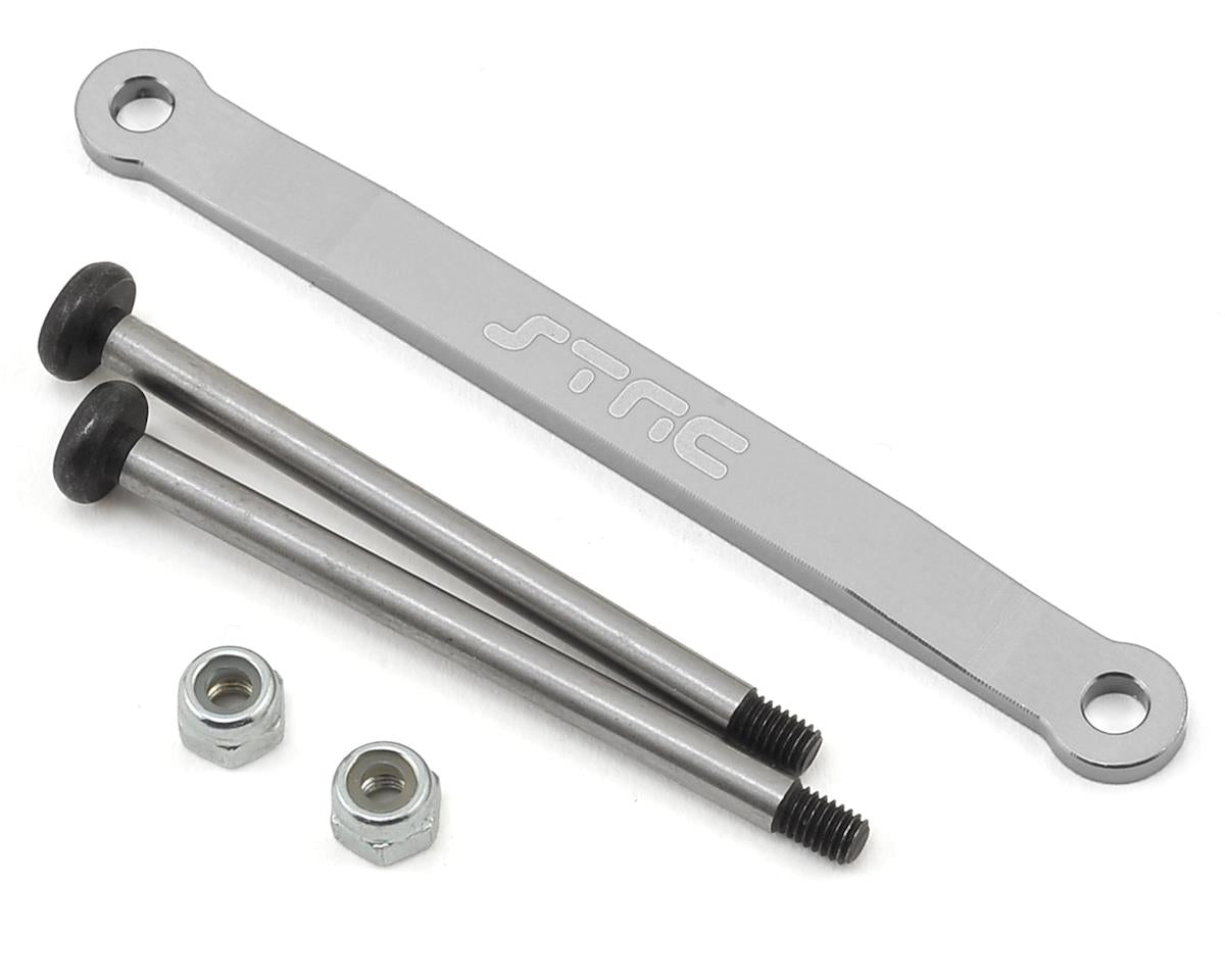 ST2532XS; ST Racing Concepts Stampede/Bigfoot Aluminum Front Hinge Pin Brace (Silver) Heavy Duty
