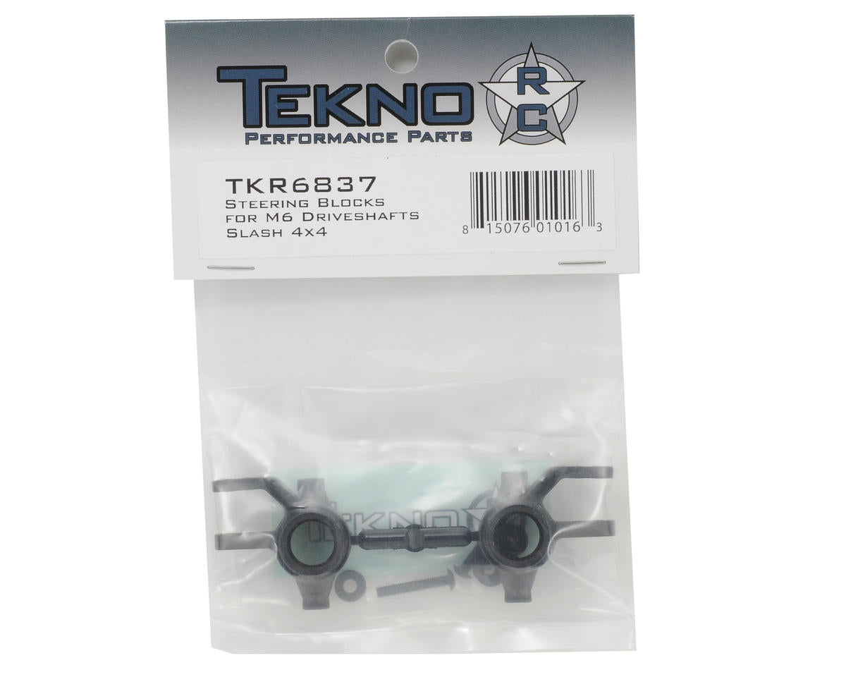 TKR6837; Tekno RC Nylon M6 Driveshaft Steering Block Set (2)