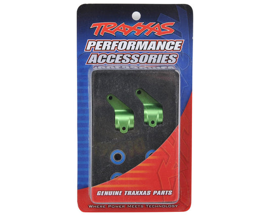 TRA3636G; Traxxas Aluminum Steering Blocks w/Ball Bearings (Green)