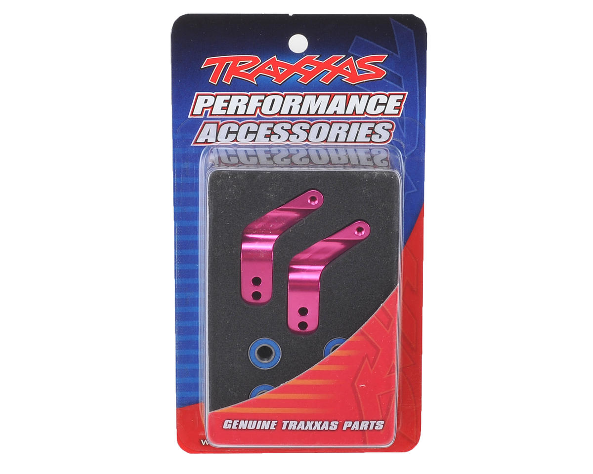 TRA3652P; Traxxas Aluminum Stub Axle Carrier (Pink)