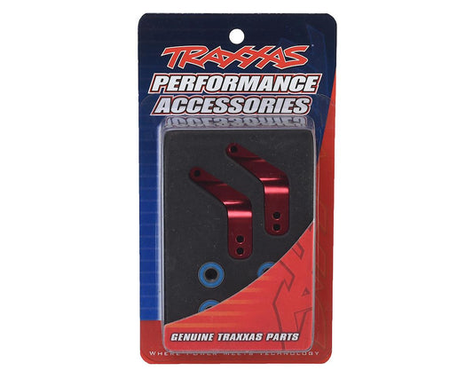 TRA3652X; Traxxas Aluminum Stub Axle Carriers (Red)