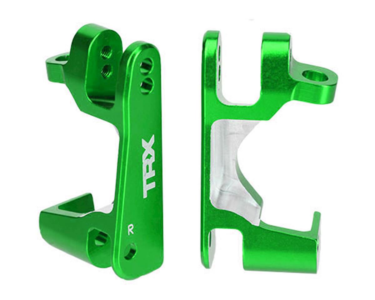 TRA6832G; Traxxas Aluminum Caster Block Set (Green)