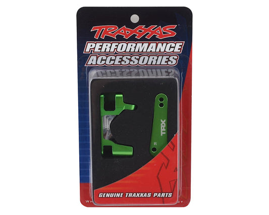 TRA6832G; Traxxas Aluminum Caster Block Set (Green)